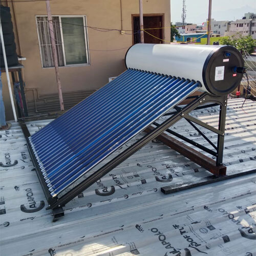 200 Lpd Solar Water Heater - Color: Silver