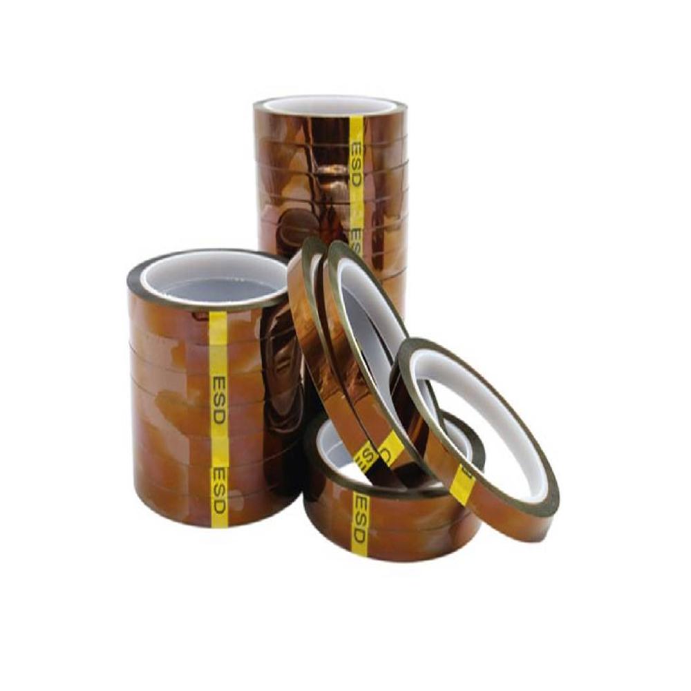 Esd Polyimide (Kapton) Tape 55 Mic - Coating Type: Silicone Adhesive