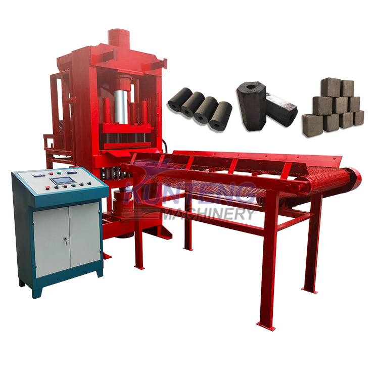 Industrial hydraulic forming machine charcoal forming machinery coconut shell coal manufacturing machine barbecue charcoal pressing machine