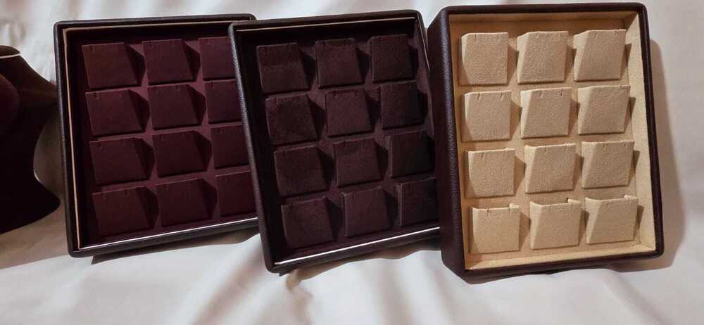 Earring Display Tray - Color: Brown