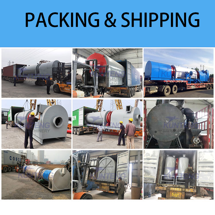 Smokeless Coconut Shell Sawdust Carbonization Equipment Continuous Drum Carbonization Furnace Palm Shell Carbonization Furnace Industrial Carbonization Machinery - Dimension (L*w*h): 1.2*10 Meter (M)