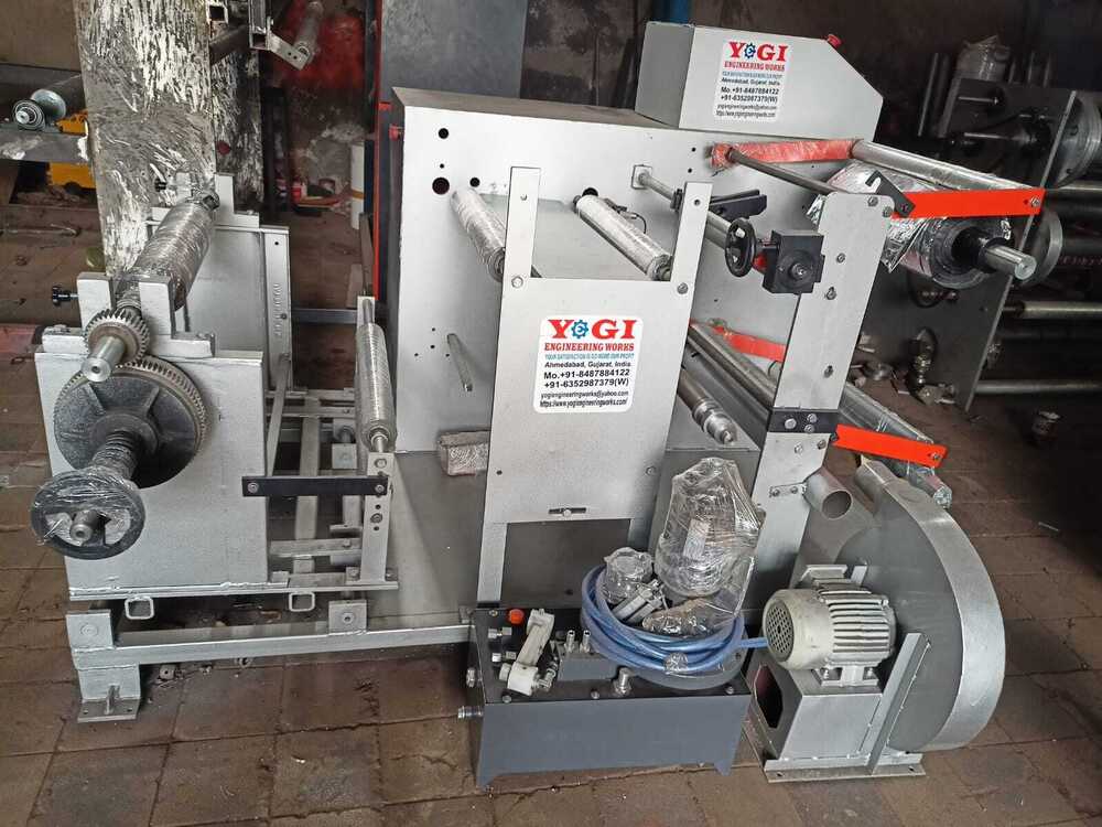 Unwinding Rewinding Machine - Color: Blue/grey