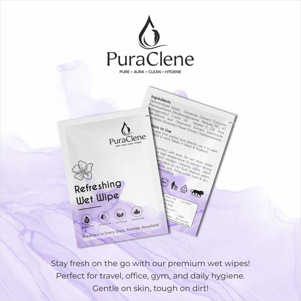 Refreshing Lavender Wet Wipes