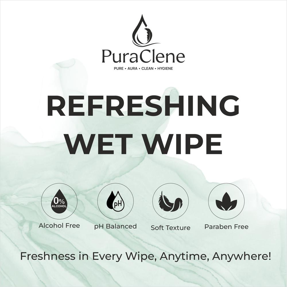 Jasmin Refreshing Wet Wipe For Adults - Application: Personal Care