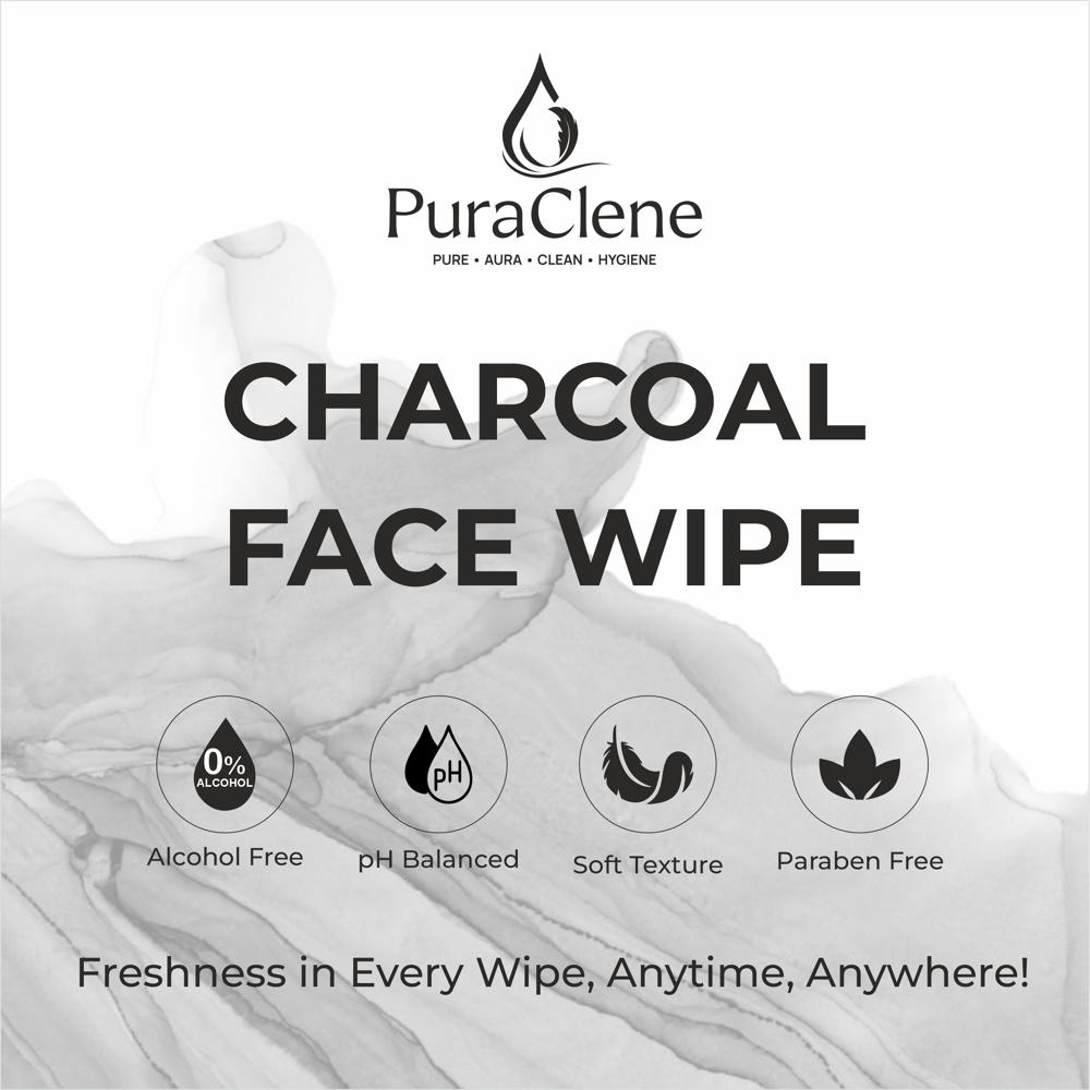 Charcoal Face Wipe For Adults