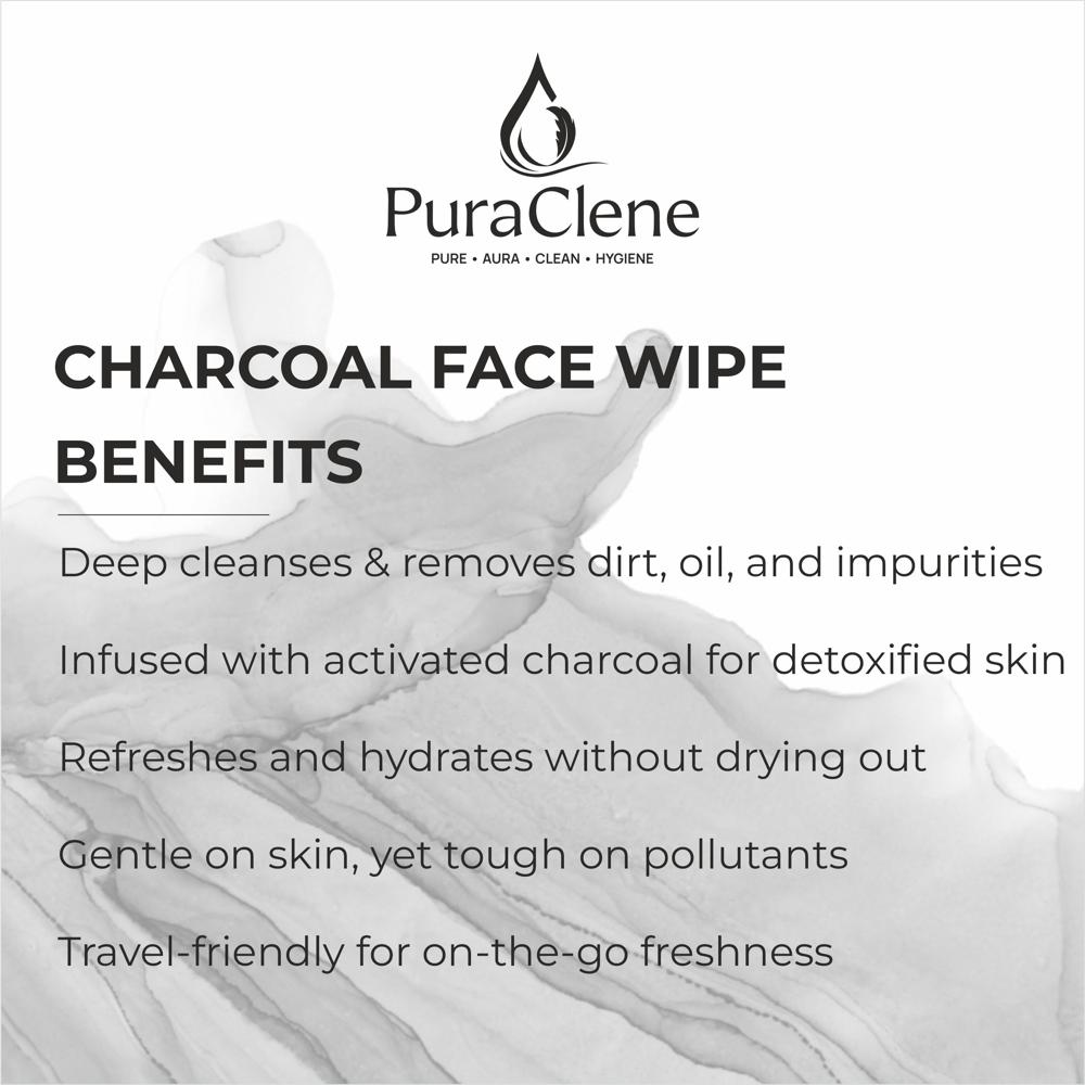 Charcoal Face Wipe For Adults