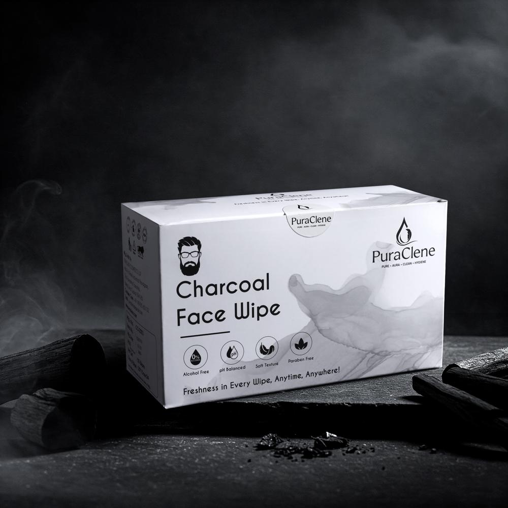 Charcoal Face Wipe For Adults