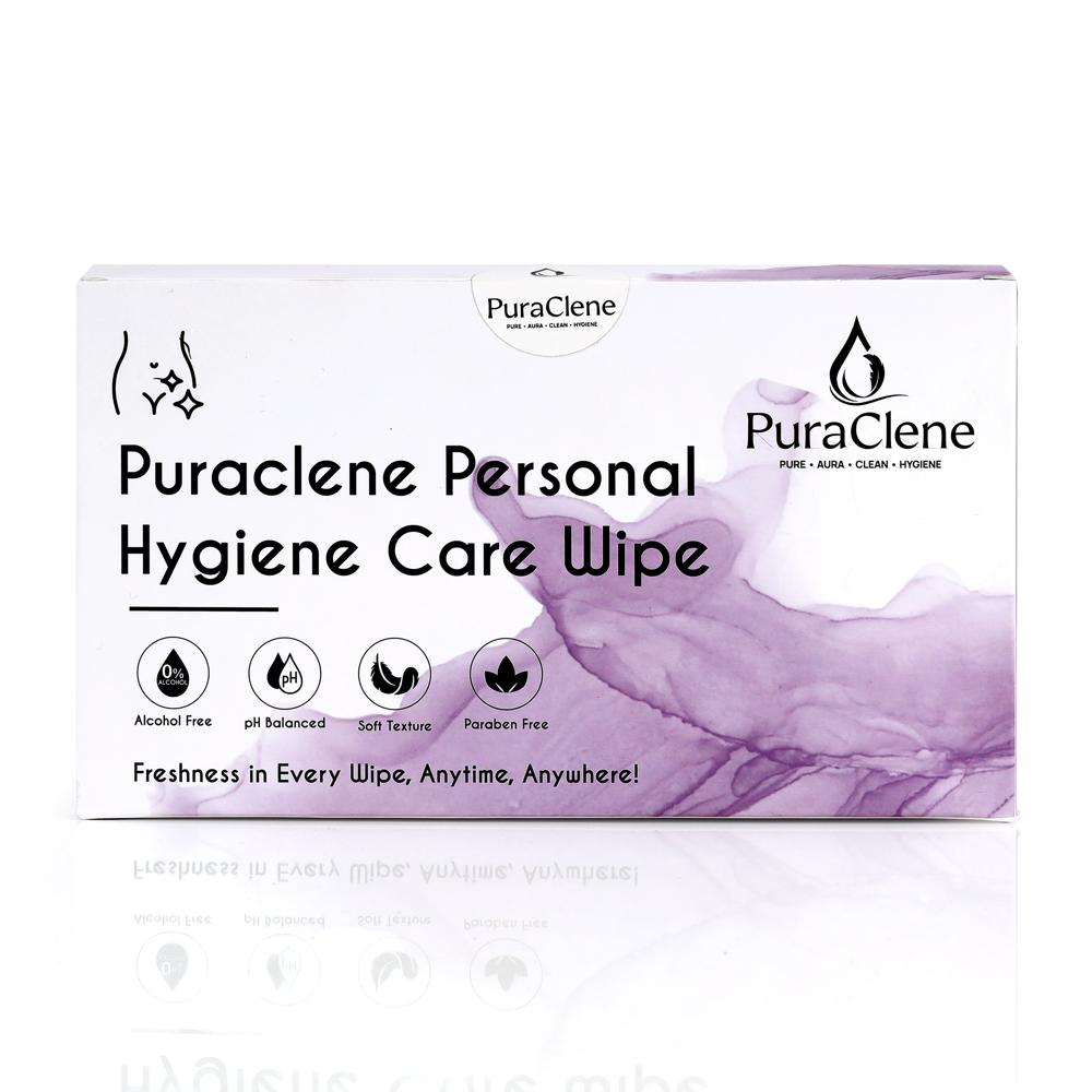 Puraclene Personal Hygiene Care Wet Wipes For Adults