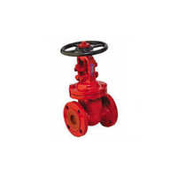 Industrial Gate Valve - Color: Red
