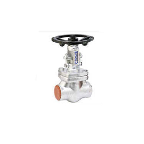 Industrial Globe Valve - Color: Silver