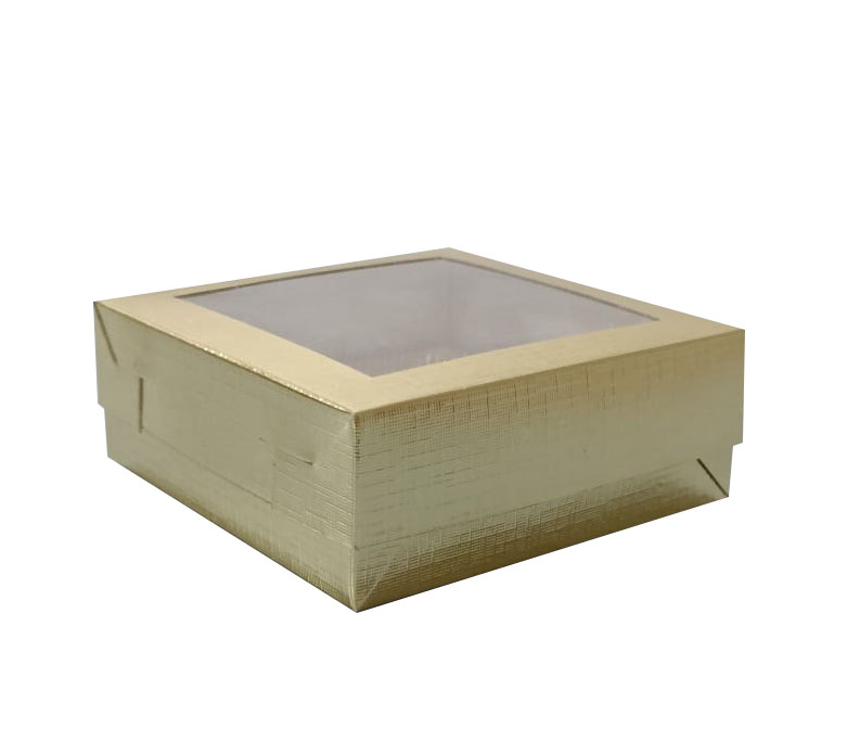 Empty Chocolate Box With 4 Cavity - Color: Blue