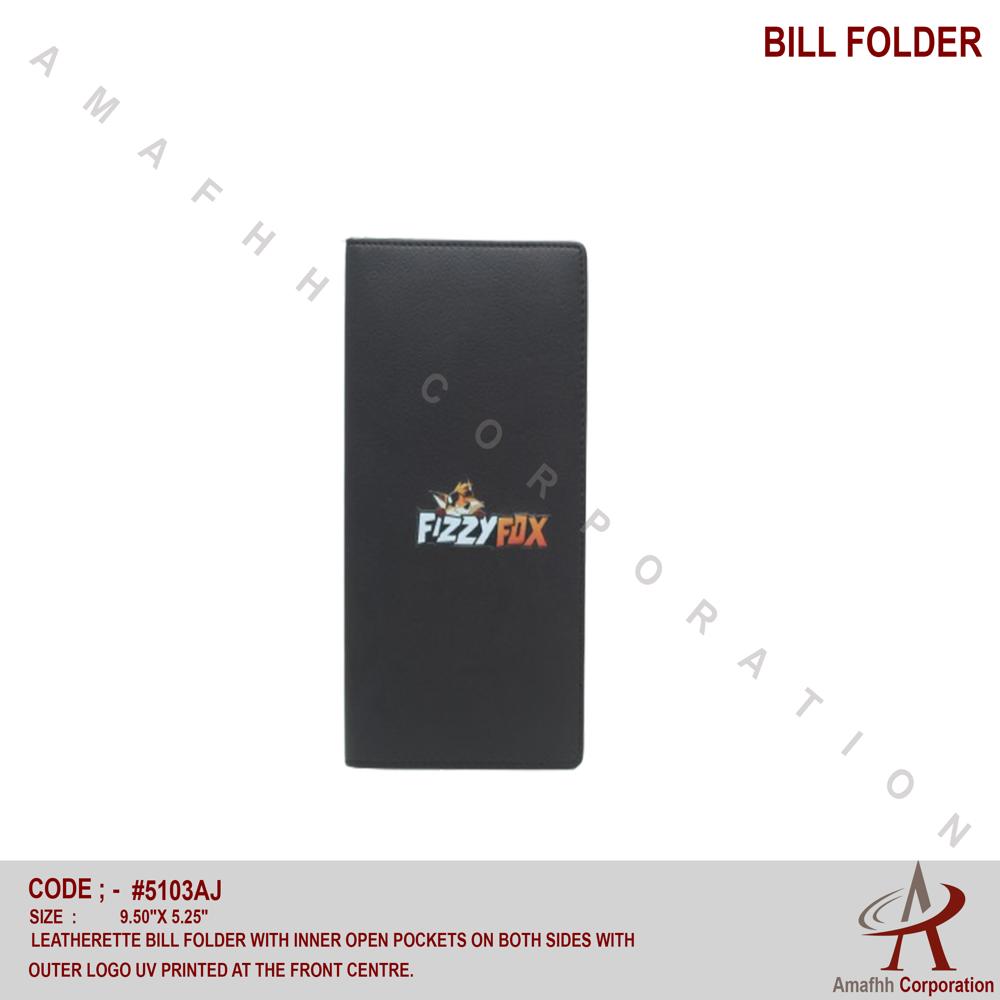 Bill Folder - Color: Red And Black