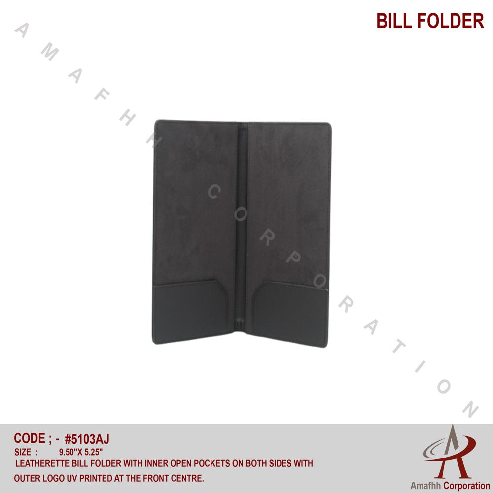 Bill Folder - Color: Red And Black