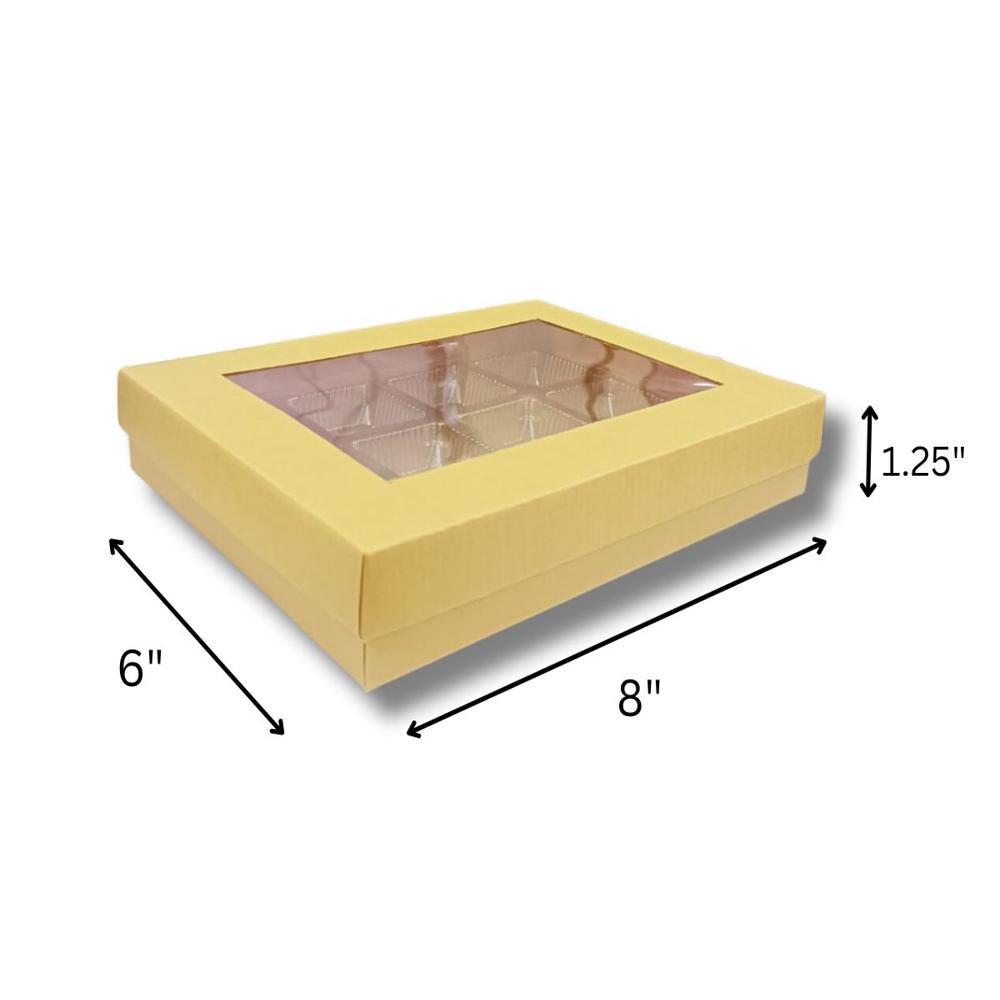 Empty Chocolate Box With 12 Cavity