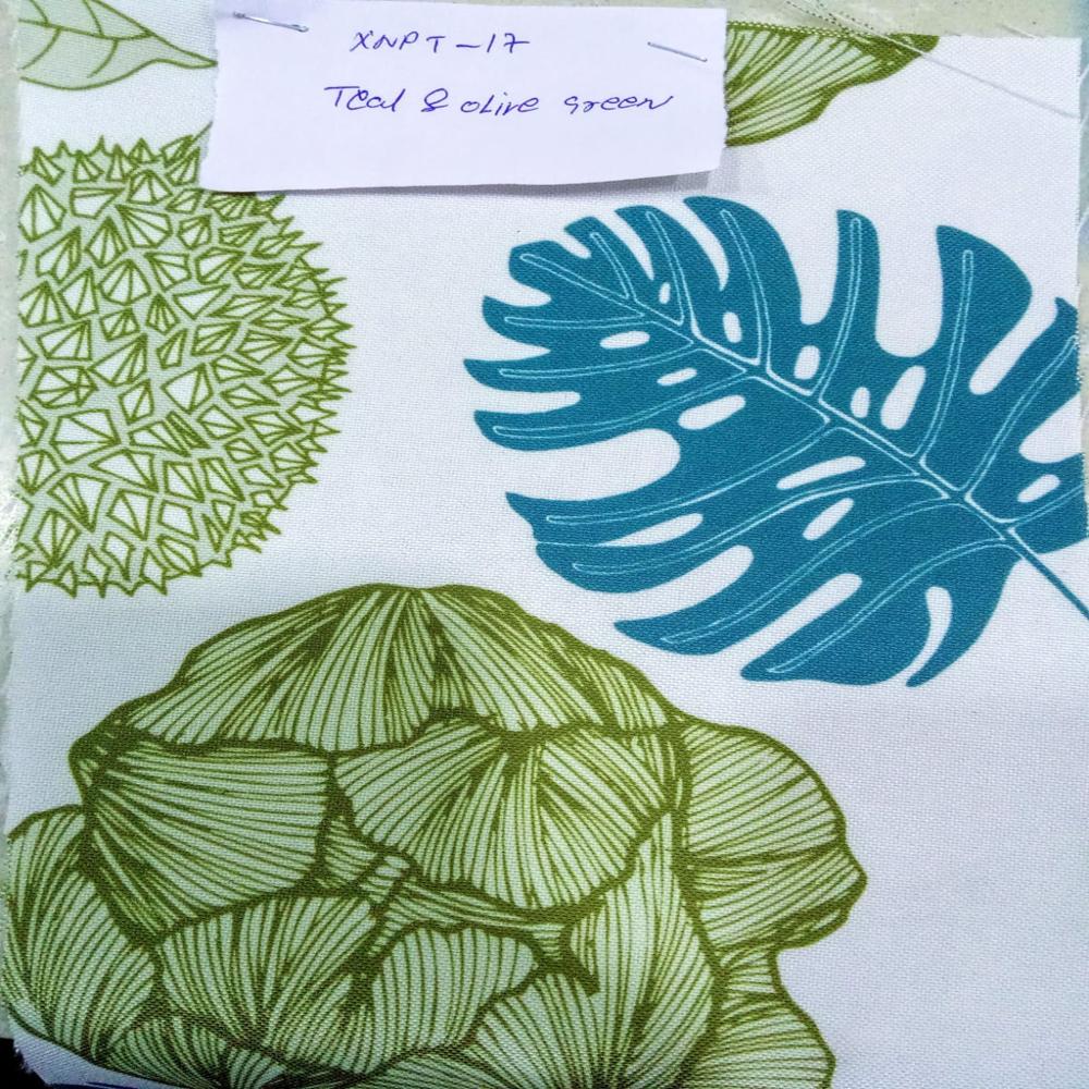 100 % Solution Dyed Polyester Fabric Teal Olive Green - Application: Apparel
