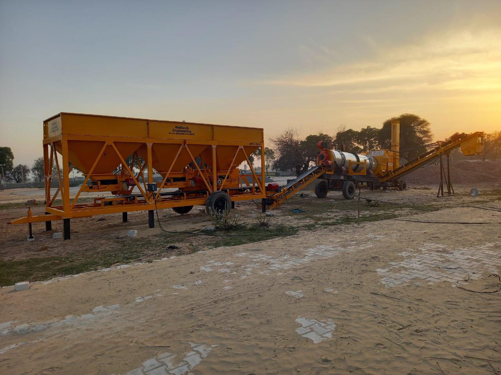 DM35 35-40TPH Mobile Drum Mix Plant