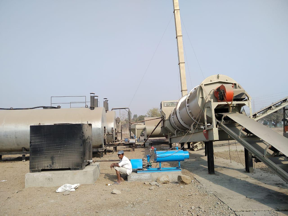 DM50 60-90TPH Asphalt Drum Mix Plant