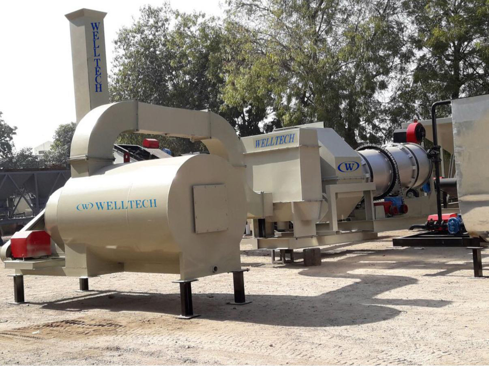 Dm25 20-25tph Automatic Mobile Asphalt Drum Mix Plant - Automatic Grade: Semi-automatic