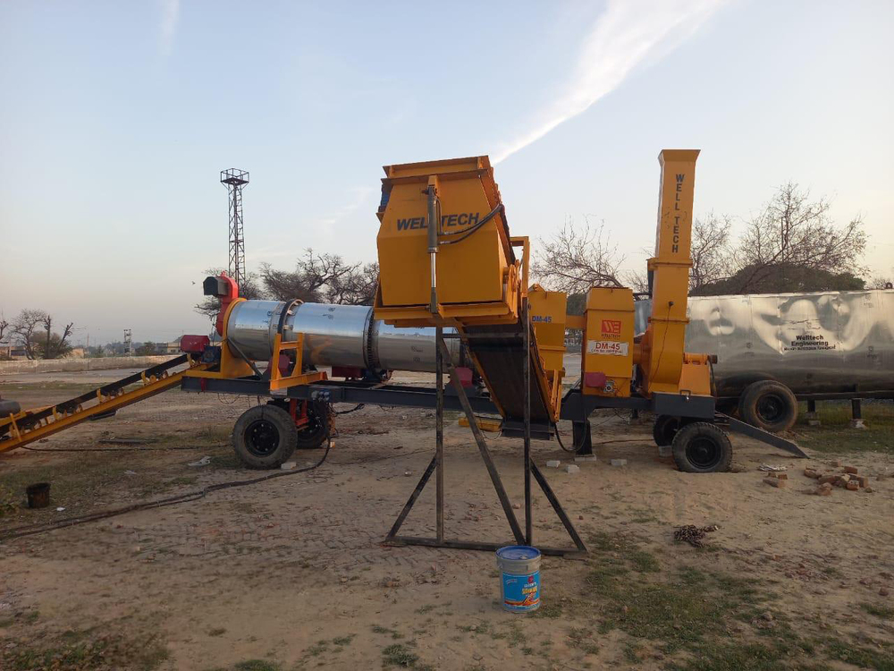 DM35 35-40TPH Mobile Drum Mix Plant
