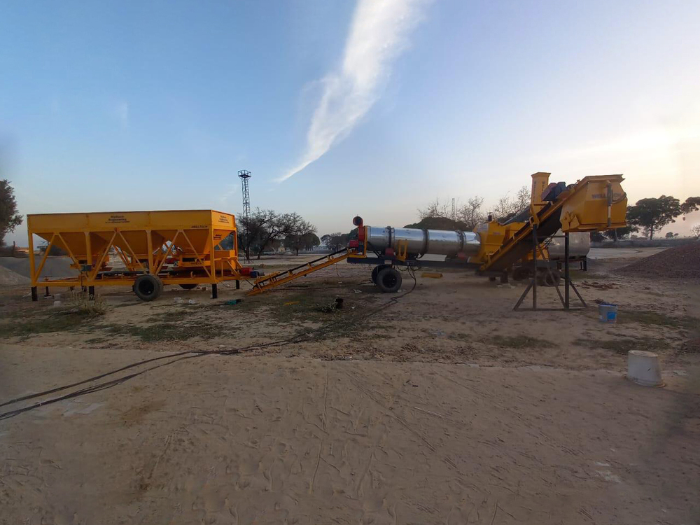 DM35 35-40TPH Mobile Drum Mix Plant