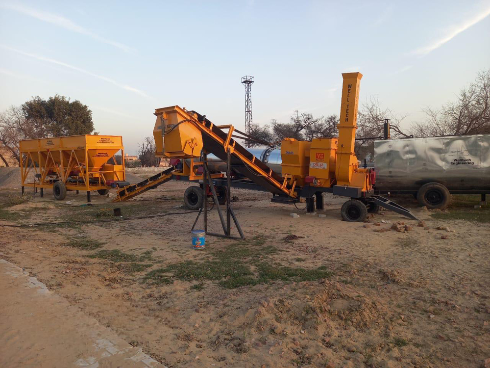 DM35 35-40TPH Mobile Drum Mix Plant