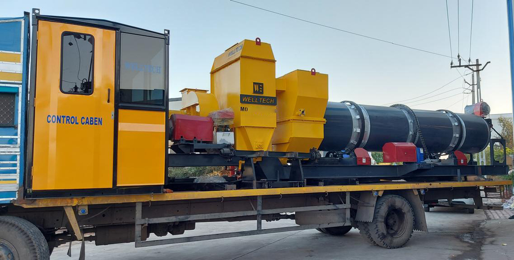 DM35 35-40TPH Mobile Drum Mix Plant