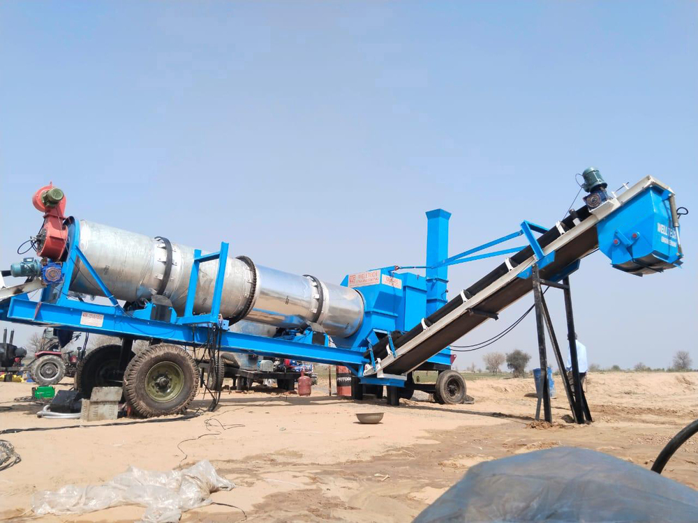 DM35 35-40TPH Mobile Drum Mix Plant