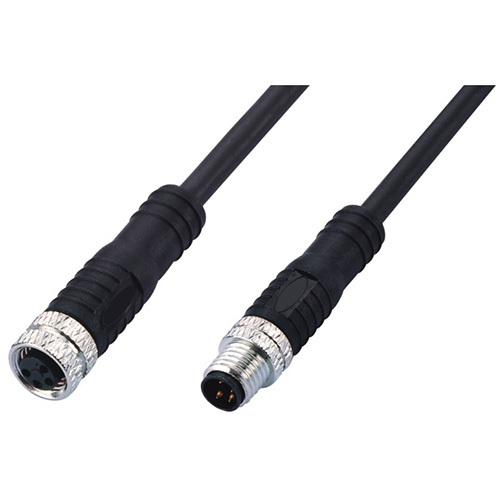 Lonlonty M8 3 Pin Male And Female Socket Panel Aviation Wire - Color: Grey