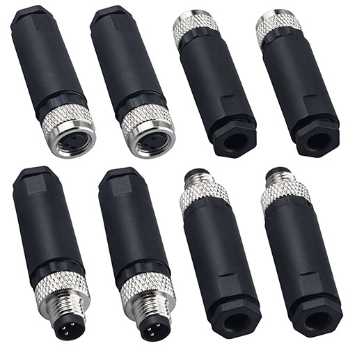 Lonlonty M8 3 Pin Male And Female Socket Panel Aviation Wire