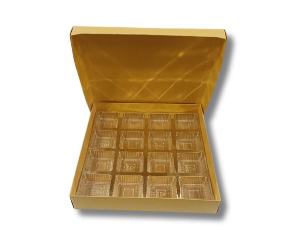 Empty Chocolate Box with 16 Cavity