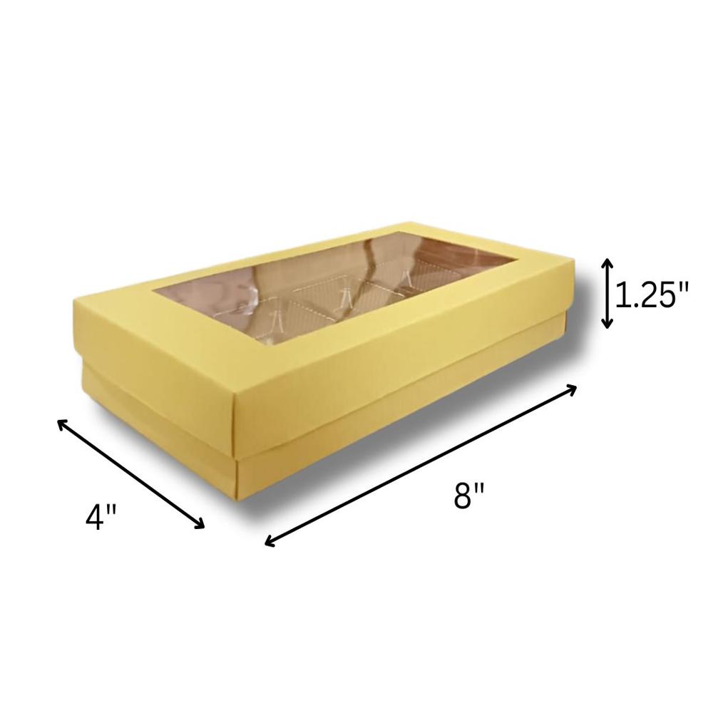 Empty Chocolate Box with 8 Cavity