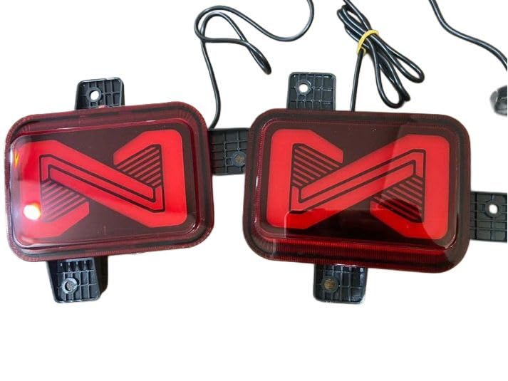 K D LED Bumper Reflector Lights for Mahindra Thar Left & Right Side 2020-NOW