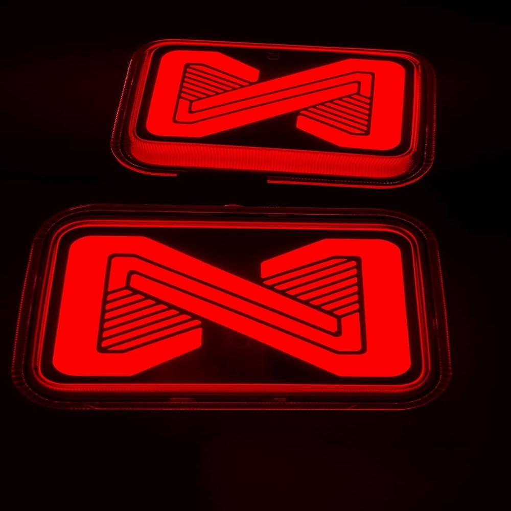 K D LED Bumper Reflector Lights for Mahindra Thar Left & Right Side 2020-NOW