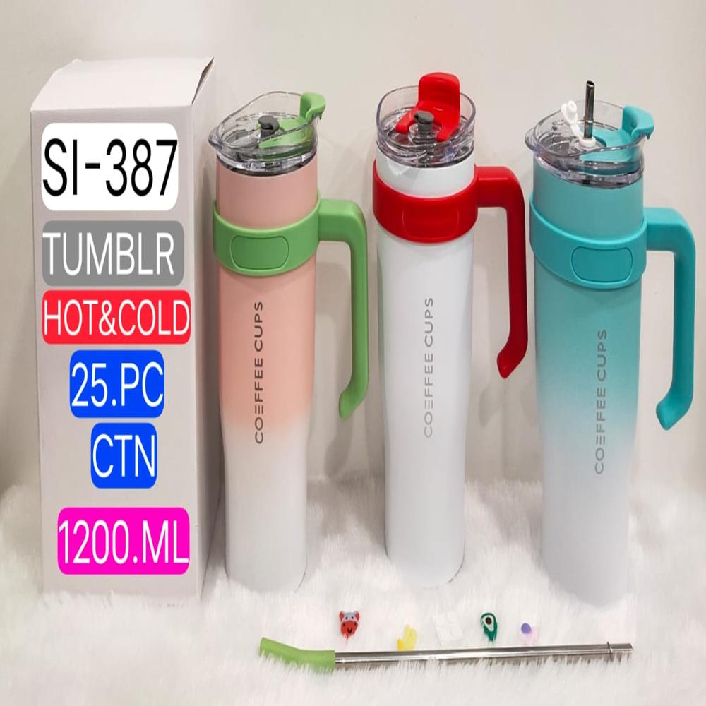 COFEE CUP HOT N COLD WITH STRAW