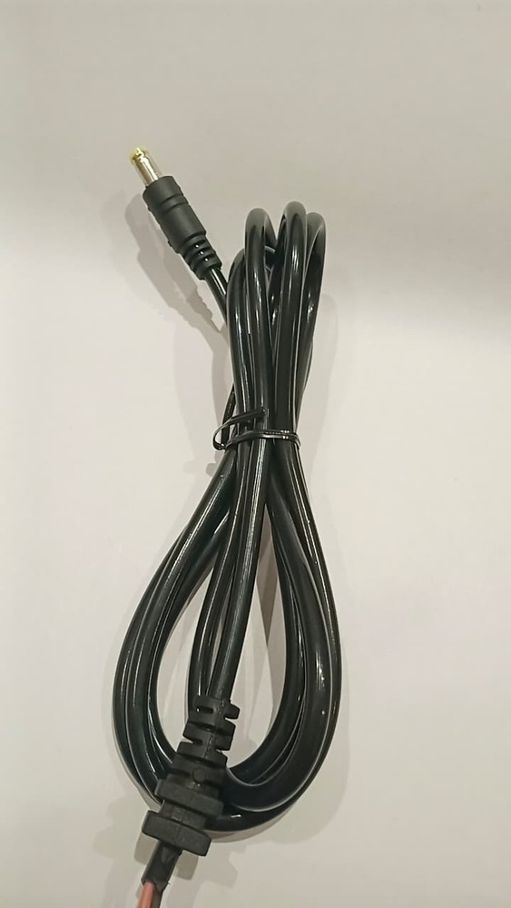 Dc Male Connector With Wire - Copper Material, 5a Current Rating, Black And Red Color | Secure Soldered Connections, Verify Polarity Alignment