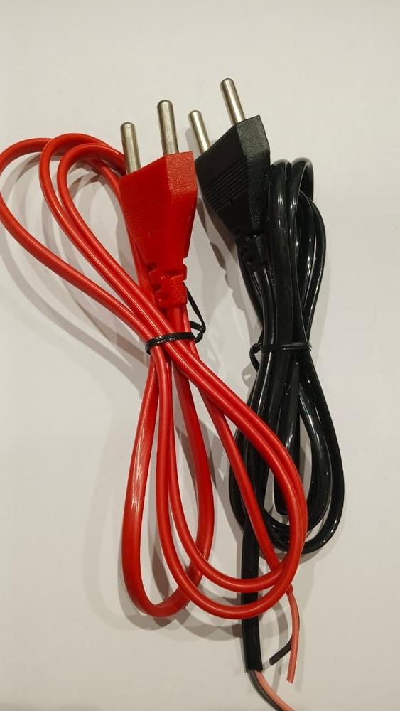 2 PIN MAIN LEAD BLACK