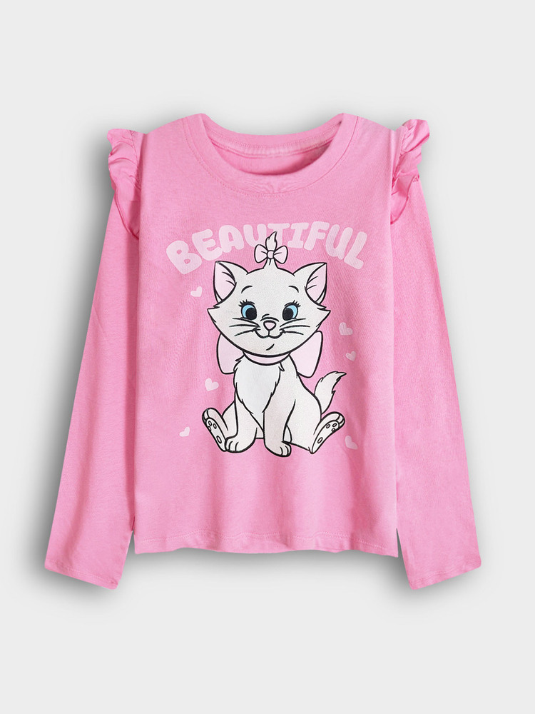 Girls Printed Full Sleeve Top