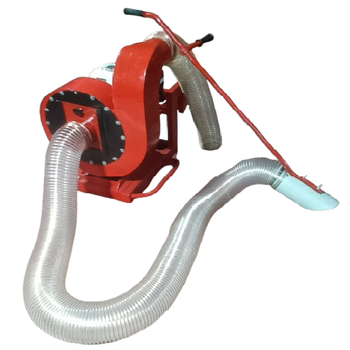 Leaf Collector- Stationary Machine - Engine Operated - Cutter Type: Metal Blade