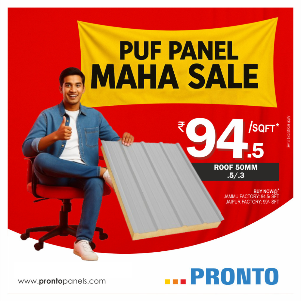 Heatproof Double Tin Roof Panel - Pattern: Plain