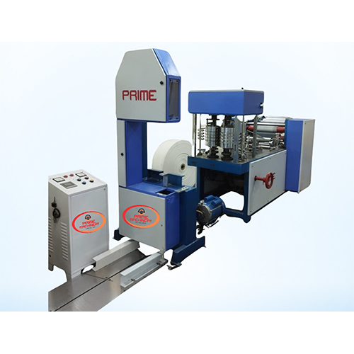 Automatic Napkin Tissue Making Machine - Color: White And Blue