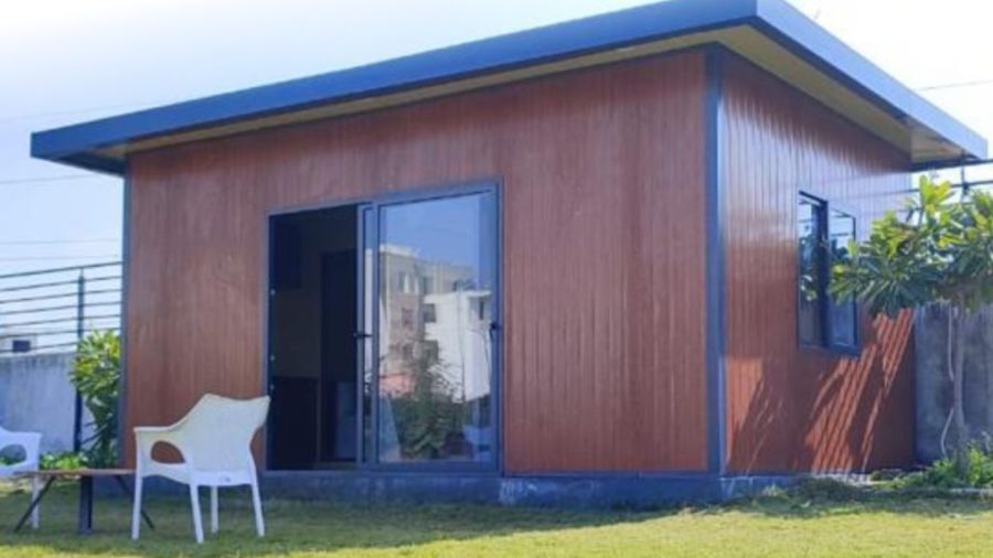 Portable Readymade Cabin - Color: Brown