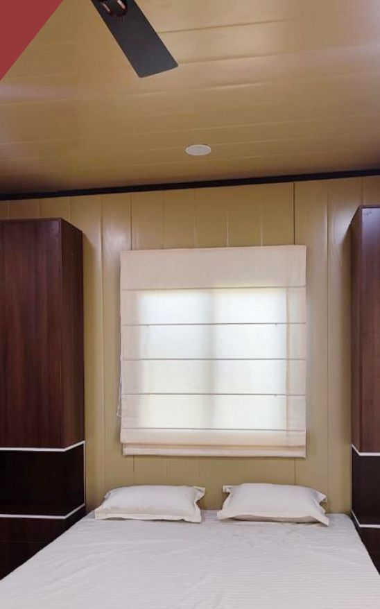 Portable Readymade Cabin - Color: Brown