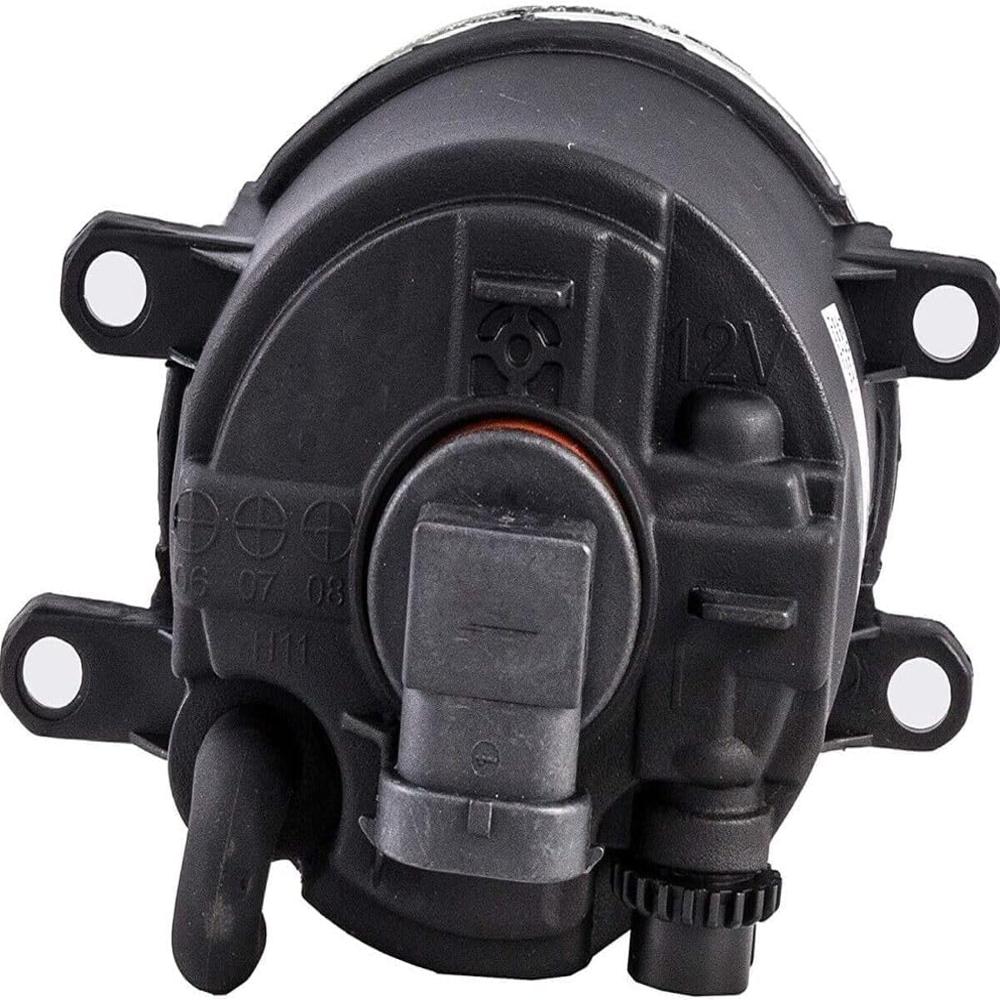 K D Universal Yellow Halogen Fog Lamp (Single) | Super Bright Focus Beam For Night & Rain | Long Range Visibility | Durable Car Fog Light (Glass) - Body Material: Plastic