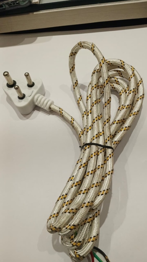 White 3 Pin Cotton Press Lead