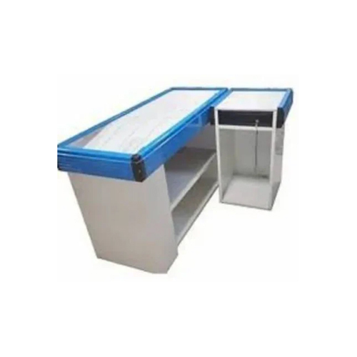 Supermarket Racks And Cash Counters - Color: White