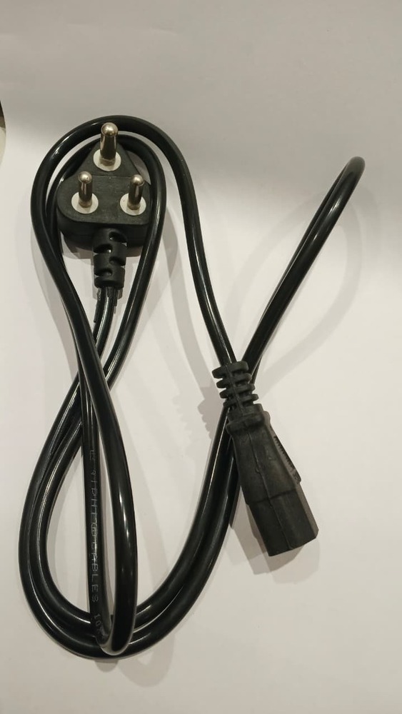 Computer Lead - 4 Sq. Mm Pvc Insulated, Black Ss Conductor, Shock Proof, Flame Retardant Power Supply Cord
