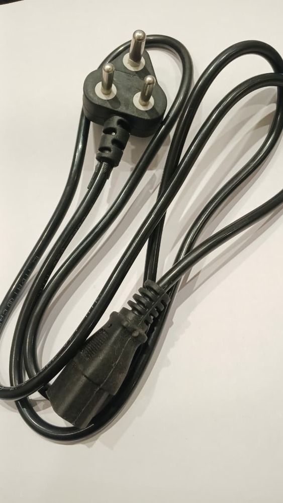 Computer Lead - 4 Sq. Mm Pvc Insulated, Black Ss Conductor, Shock Proof, Flame Retardant Power Supply Cord