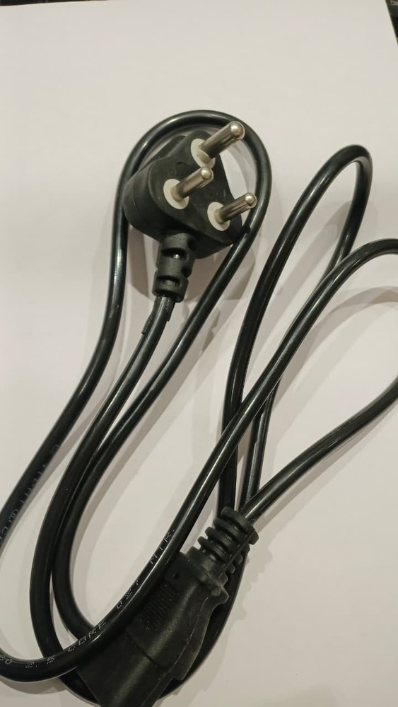 Computer Lead - 4 Sq. Mm Pvc Insulated, Black Ss Conductor, Shock Proof, Flame Retardant Power Supply Cord