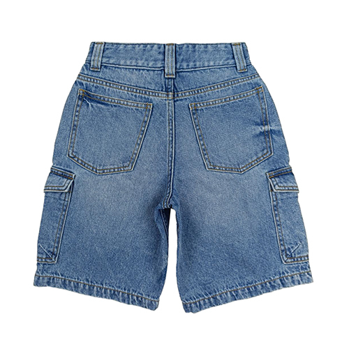 Crab Op-3 Boys Cargo Shorts - Color: Blue
