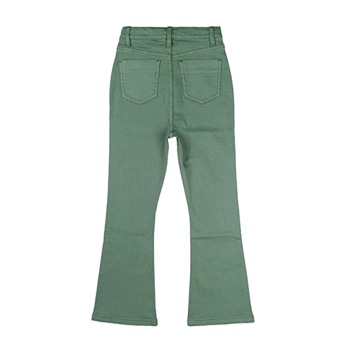 0225-0060 Girls Bootcut Pant - Color: Green